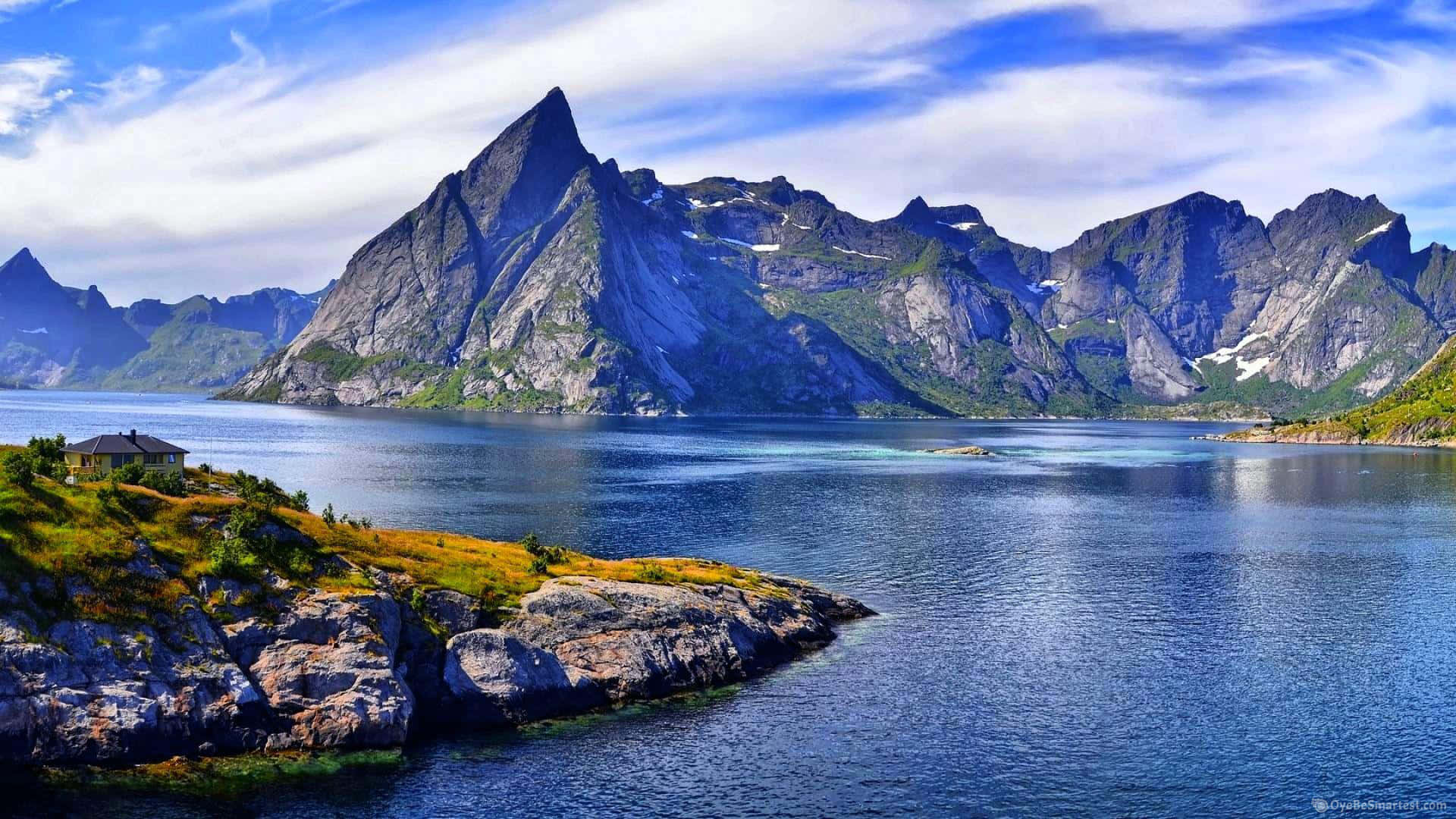 Rockymountains North America - Klippiga Bergen Nordamerika Wallpaper