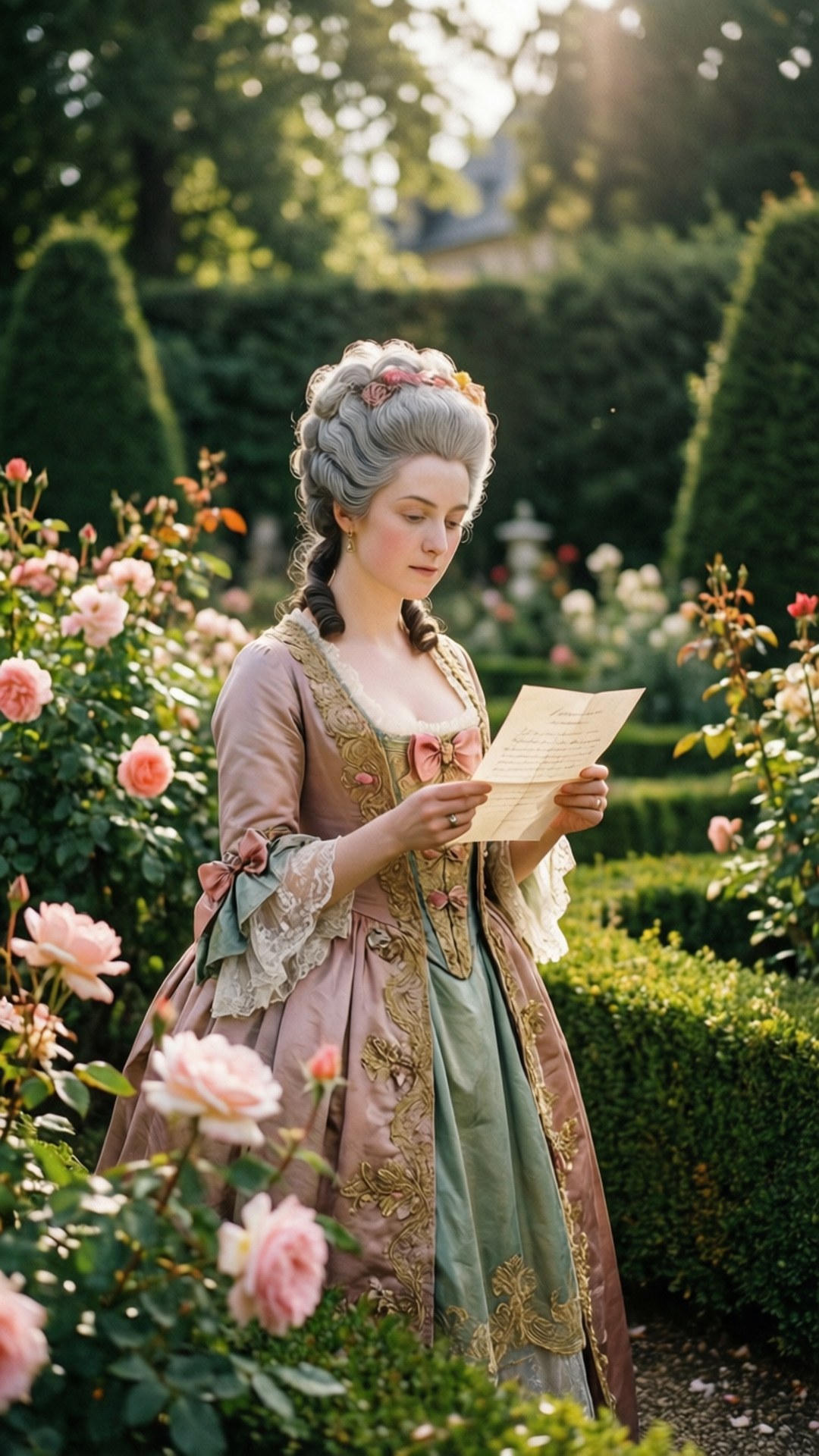 Rococo Tuin Achtergronden
