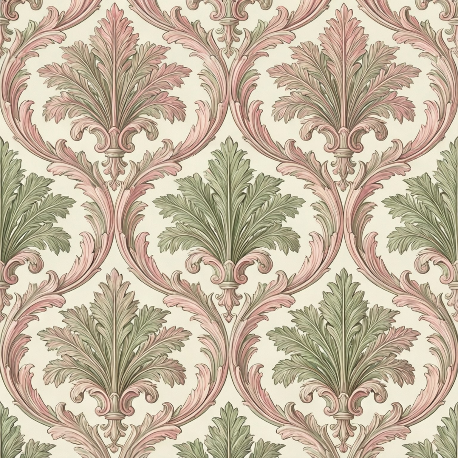 Rococo Scroll Patroon Achtergronden