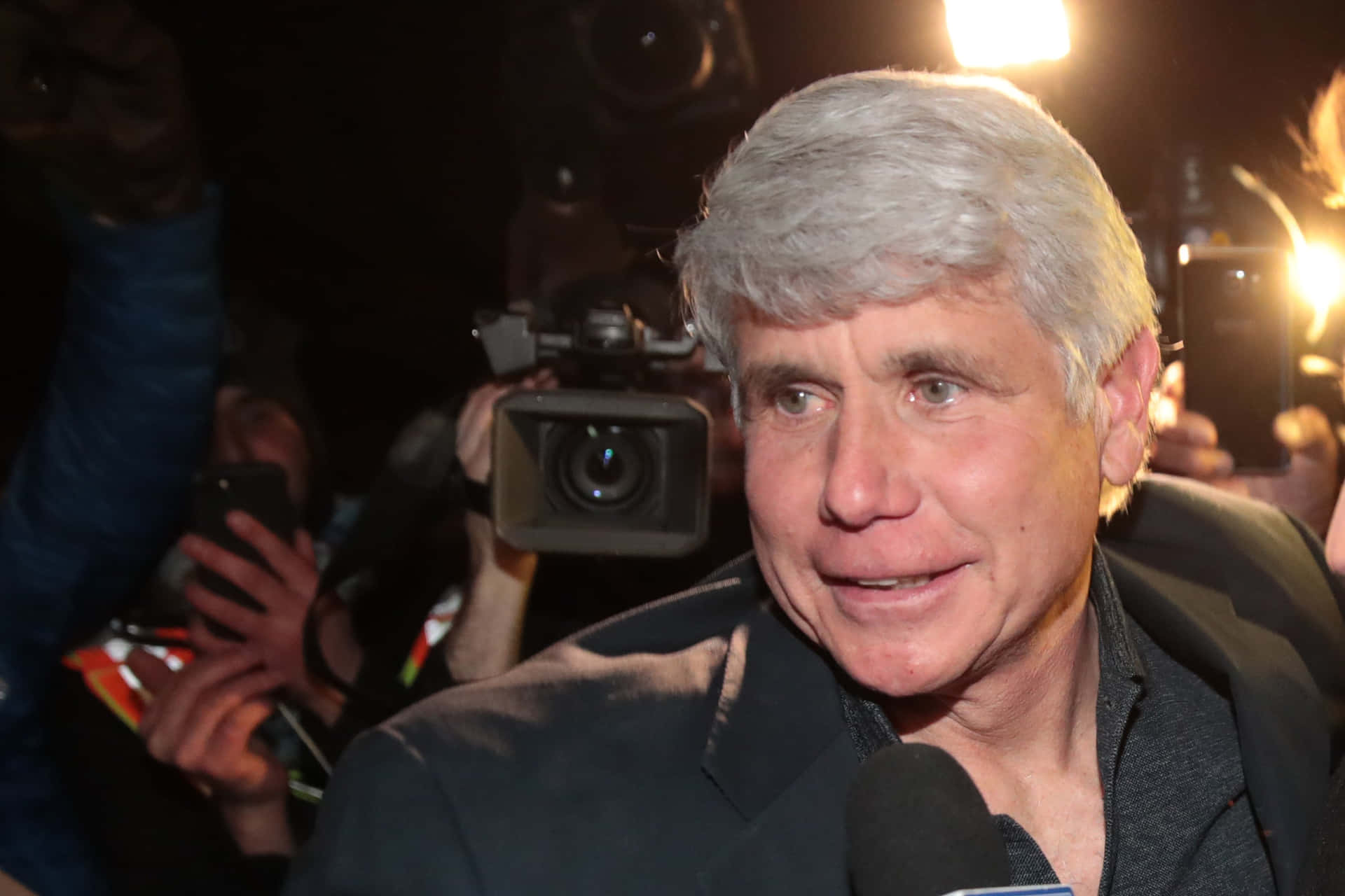 Rod Blagojevich Looking At Reporter Wallpaper