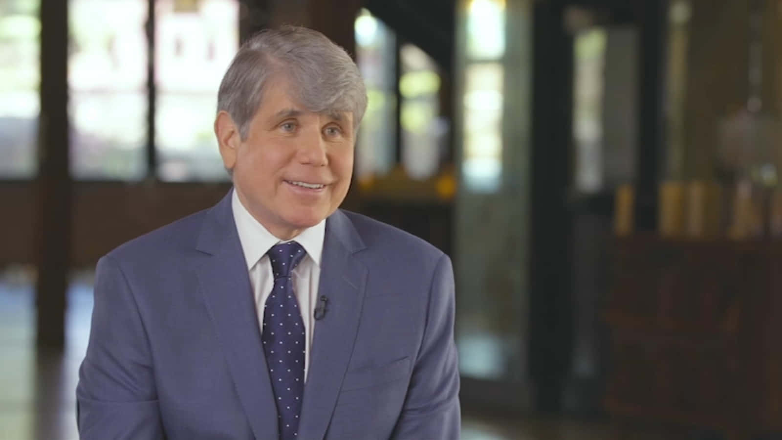 Rod Blagojevich Sitting For Interview Wallpaper