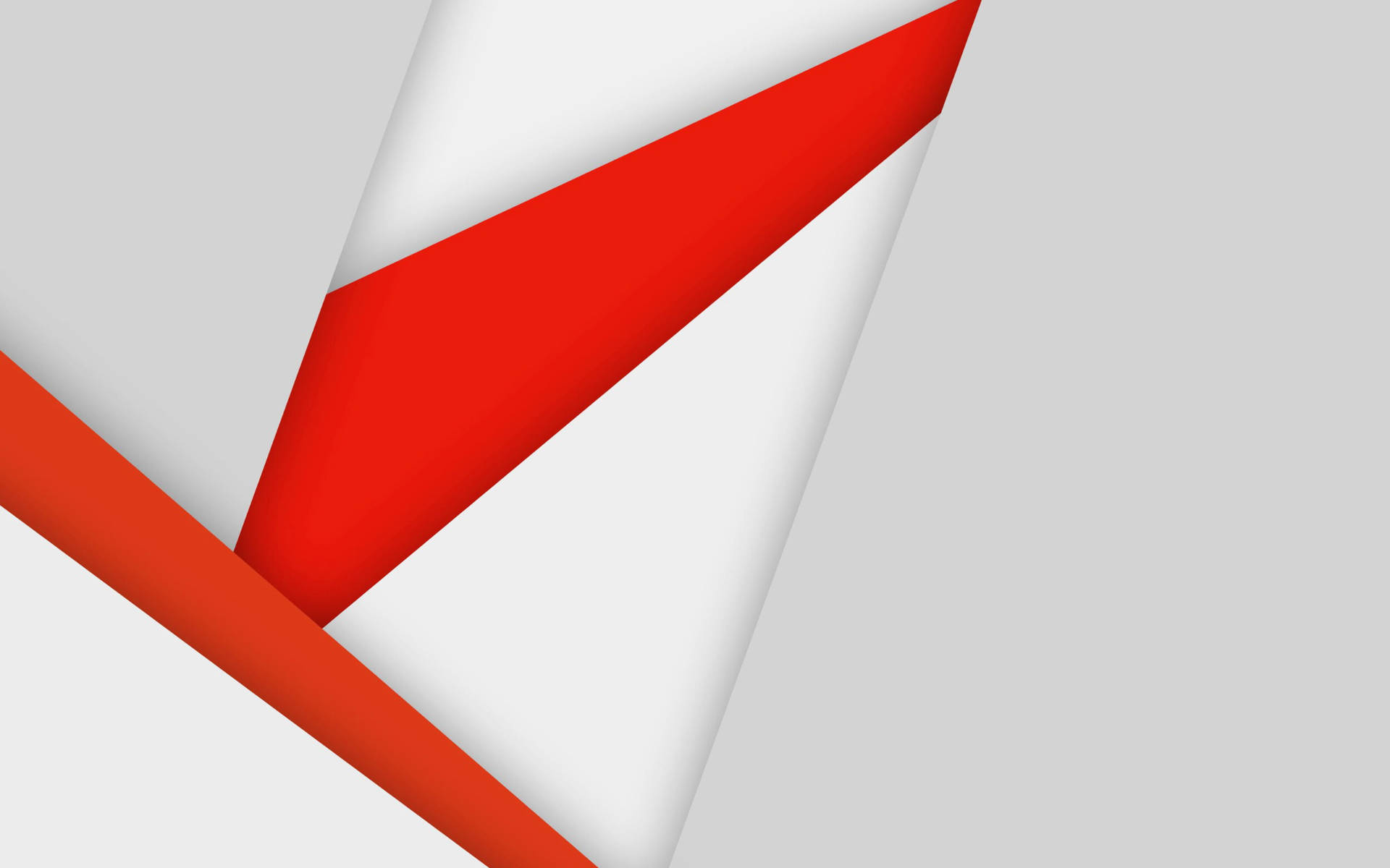 Rød Og Hvid Android Materiale Design Wallpaper