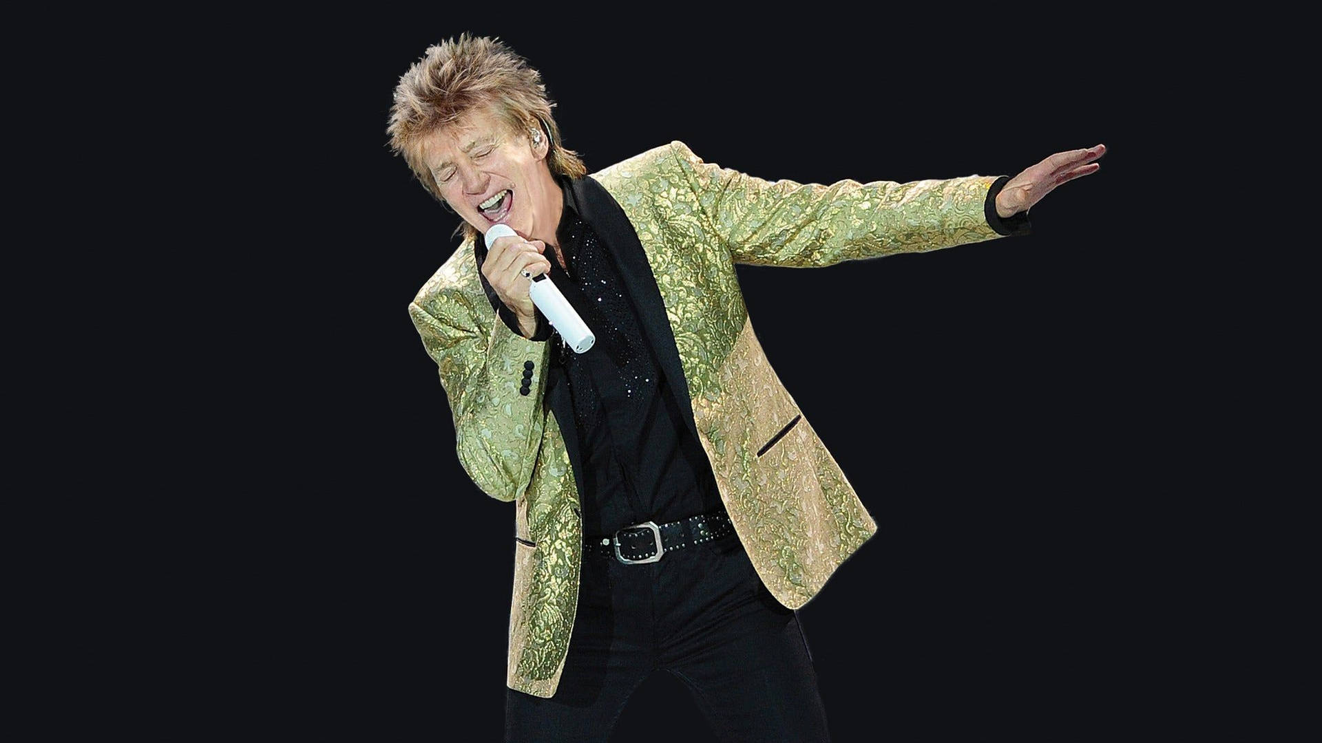 Rod Stewart Live In Concert Tour Tapet: Wallpaper