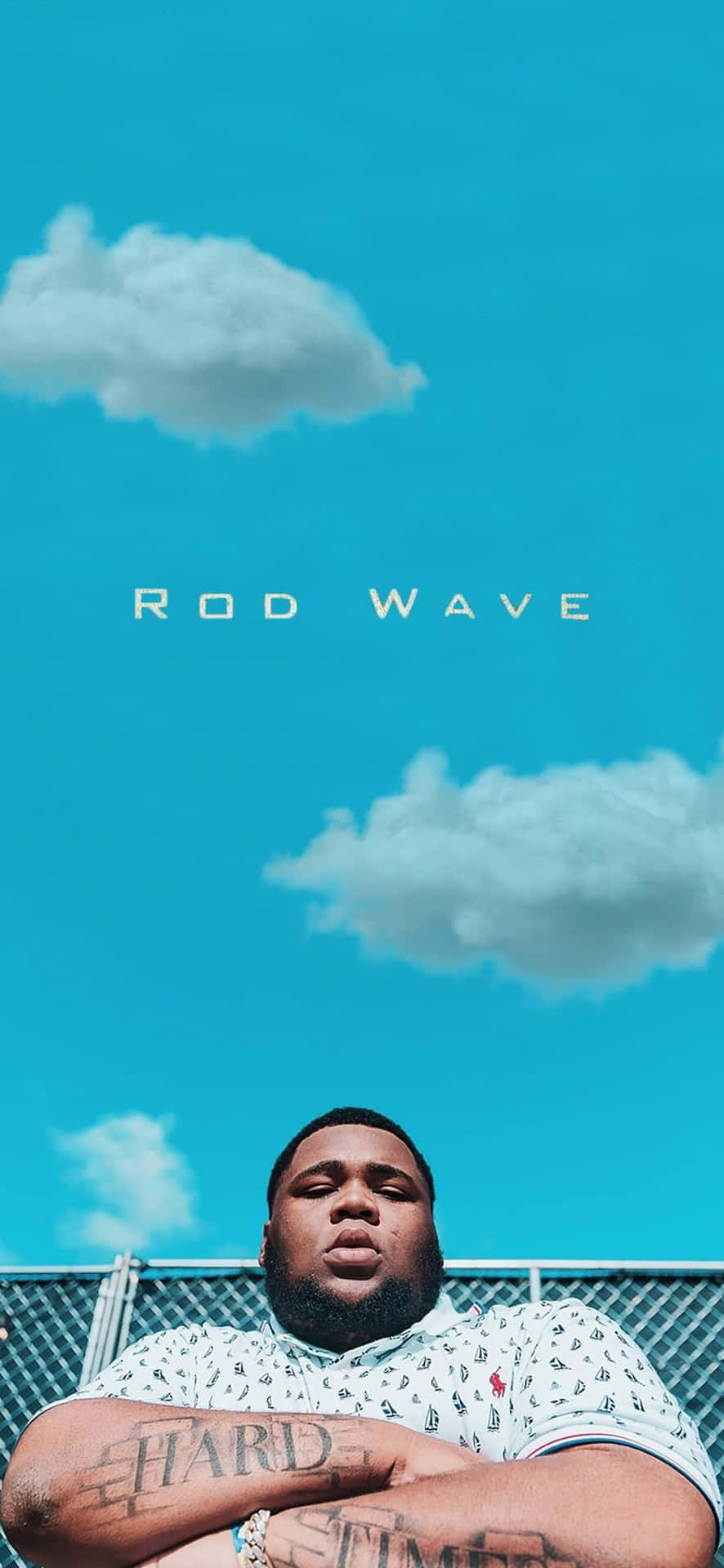 Rod Wave Blue Sky Aesthetic Wallpaper