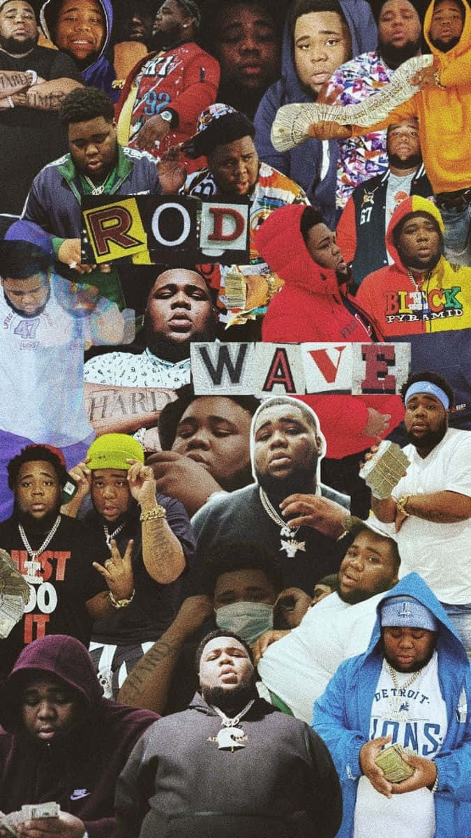 Rod Wave Collage Aesthetic Wallpaper