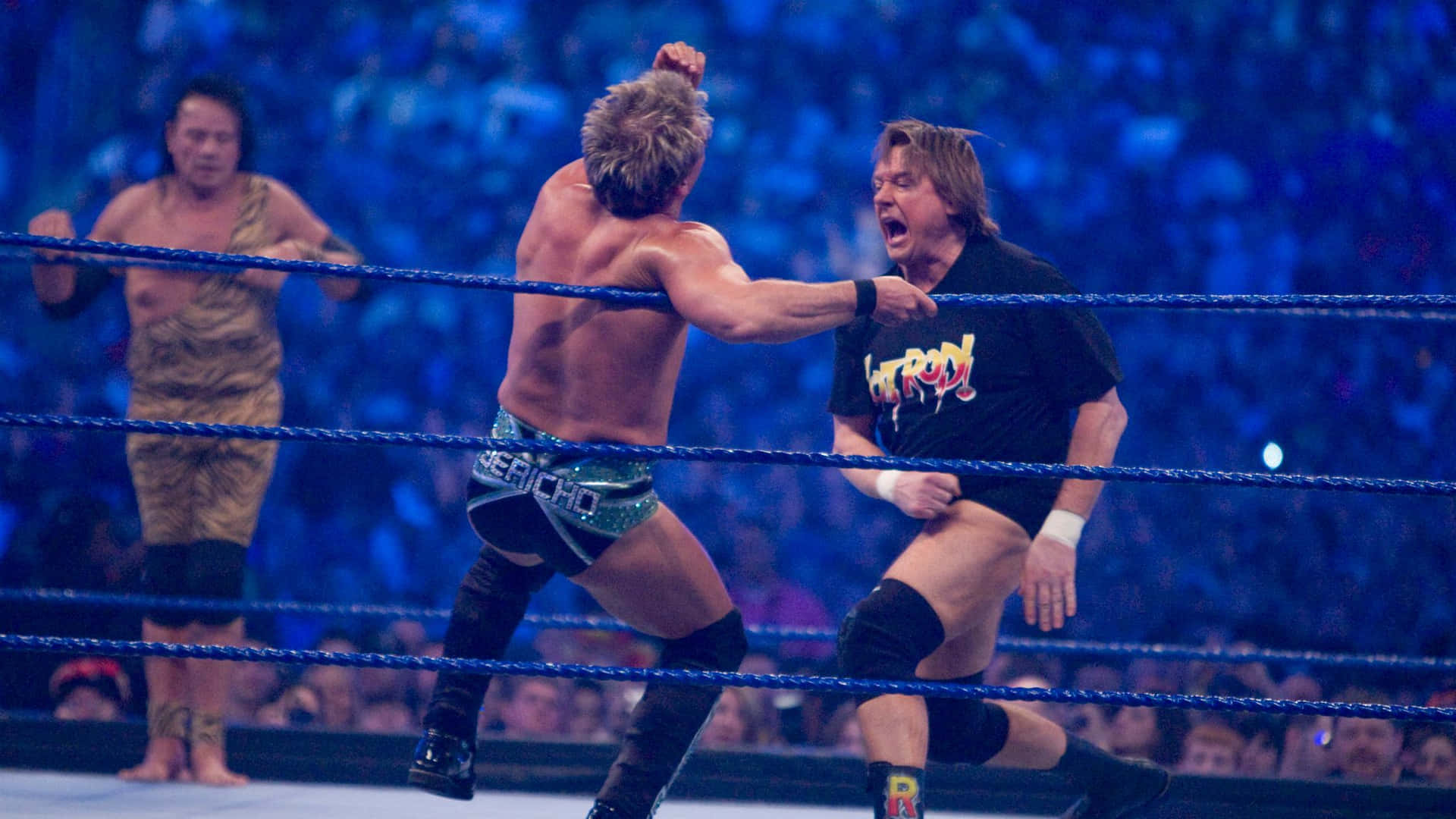 Roddy Piper During Wrestle Mania 25 Wallpaper