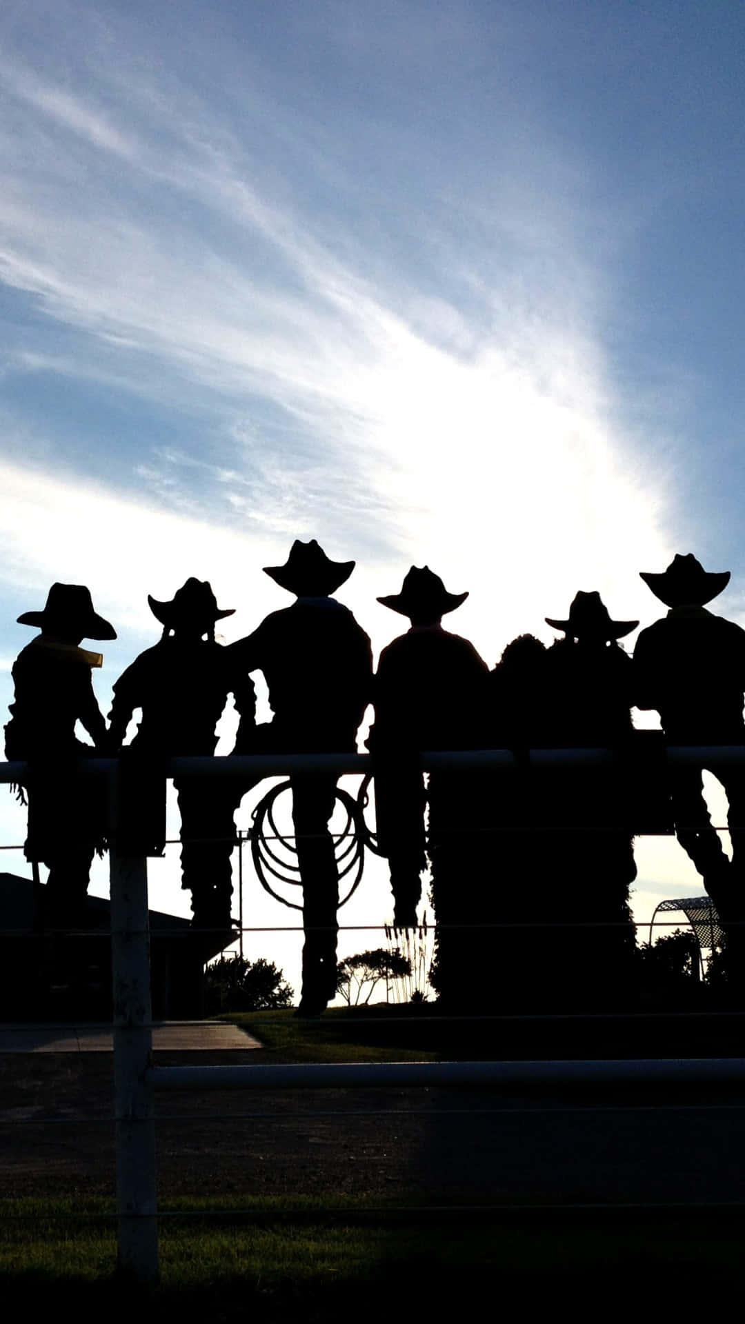 Cowboy performing thrilling stunts in Rodeo arena