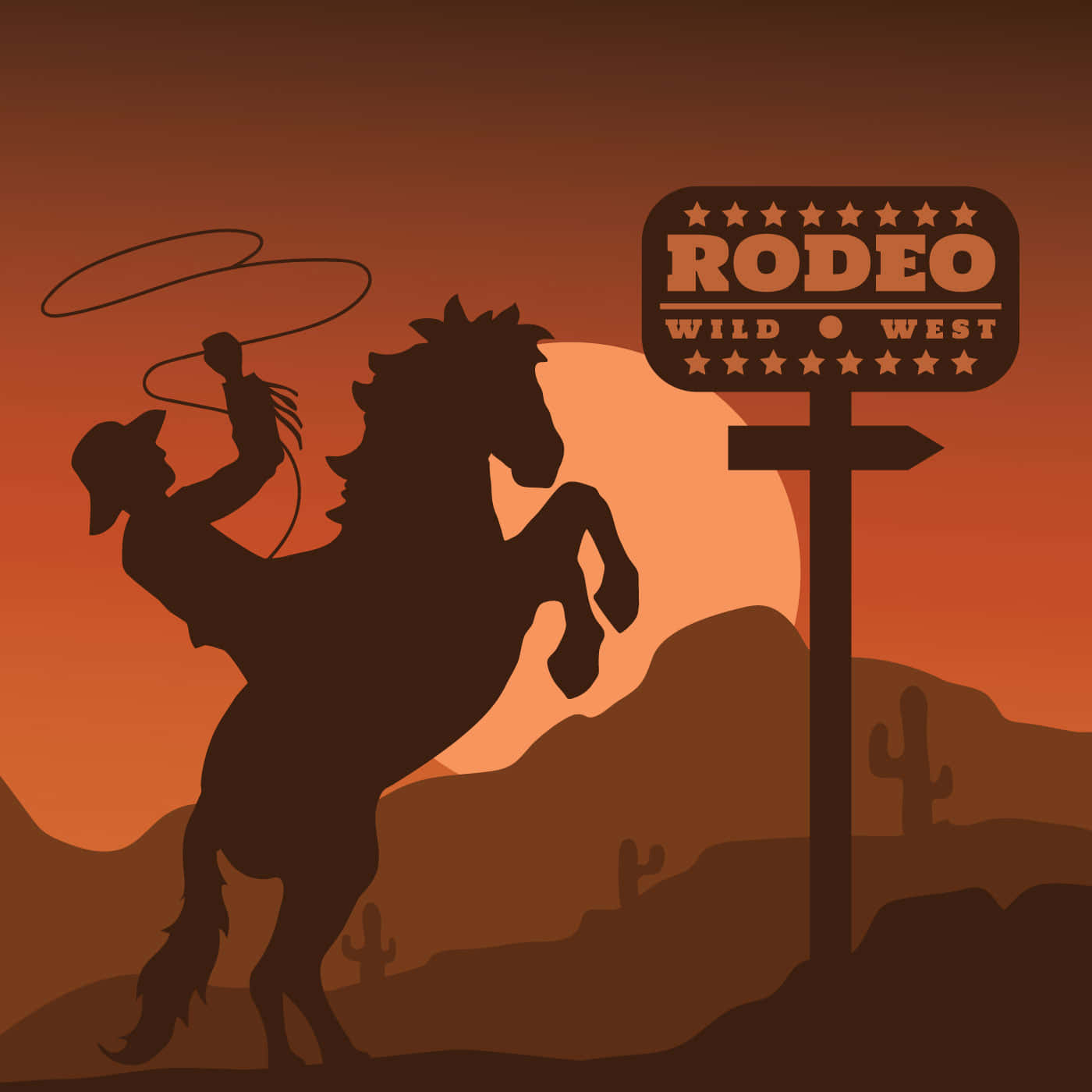 Rodeo1400 X 1400 Bakgrund