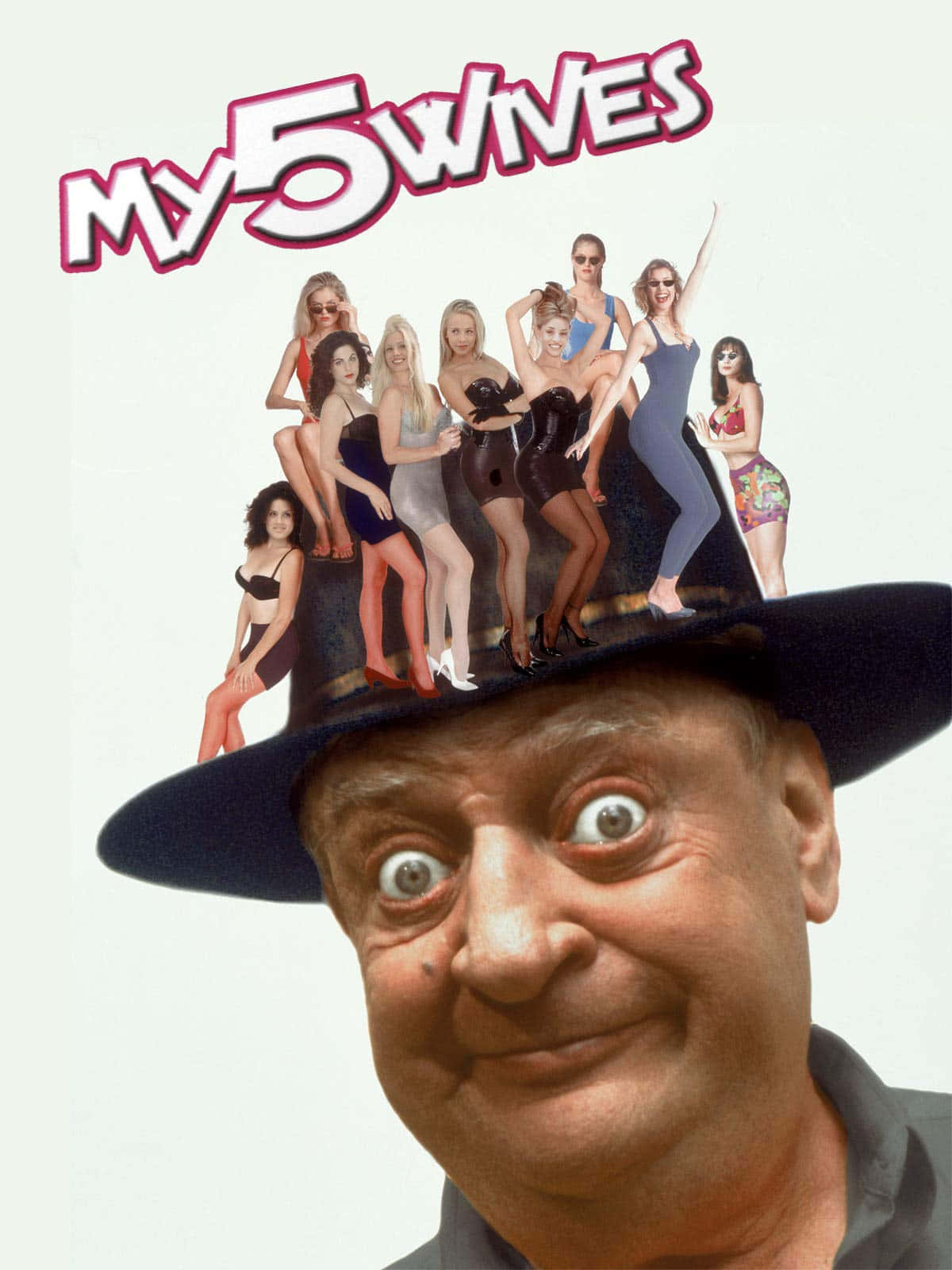 Classic Movie Scene of Rodney Dangerfield Surrounded by His Five Wives Wallpaper