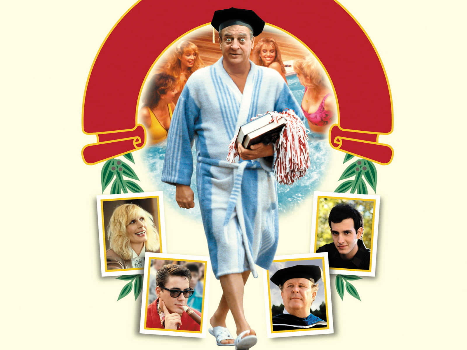 Comedy Legend Rodney Dangerfield in "Back to School" Movie Poster Wallpaper
