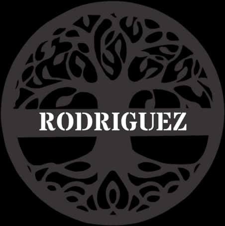 Rodriguez Thug Life Tree Design PNG
