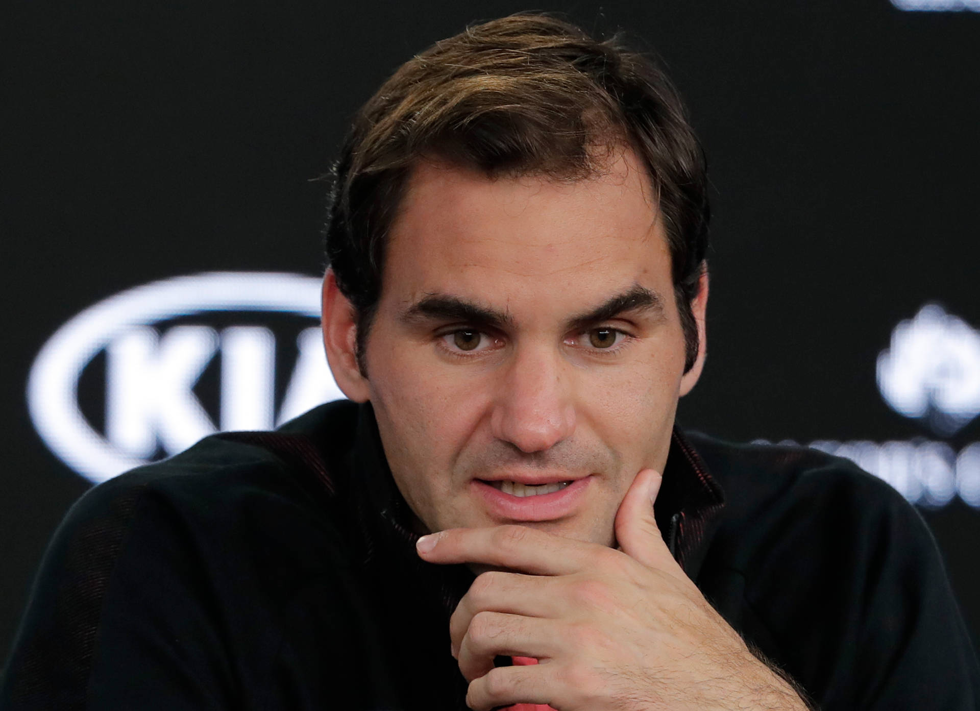 Intervista A Roger Federer Sfondo