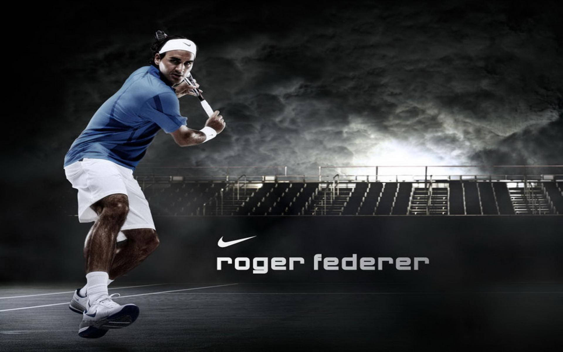 Roger Federer Nike Poster