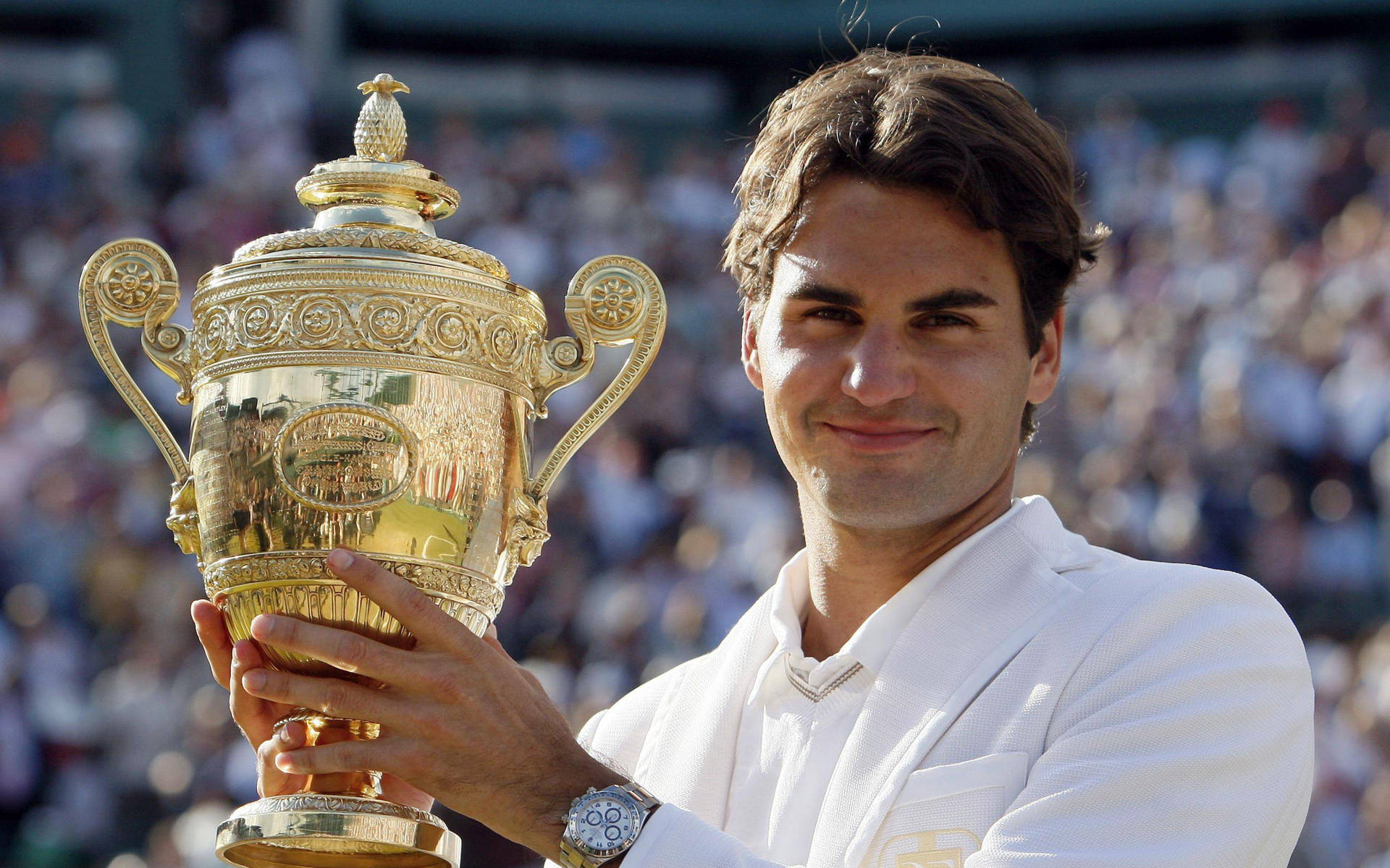 Roger Federer Wimbledon 2007 Trophy