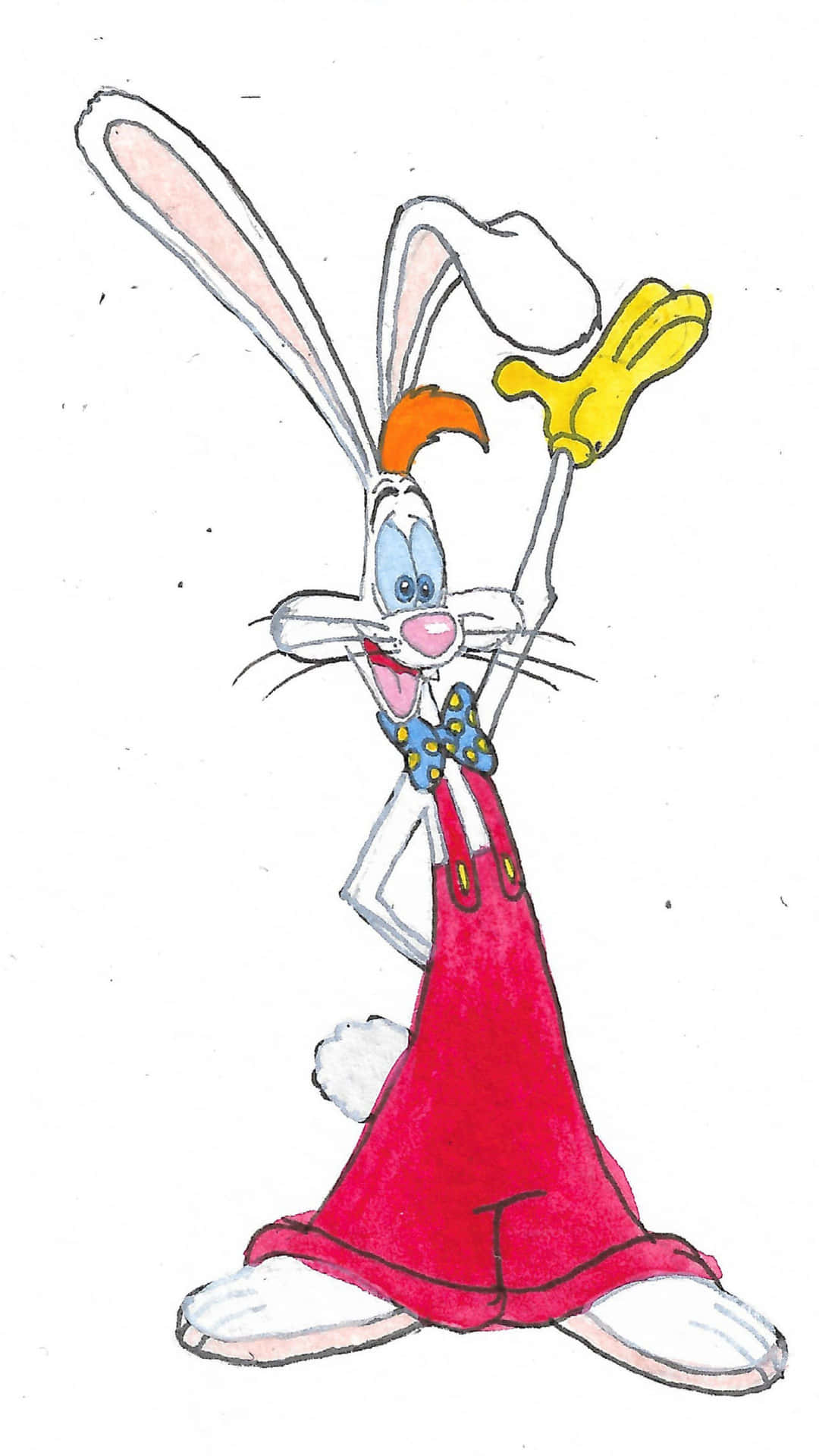 Roger Rabbit Cartoon Character Illustration Wallpaper