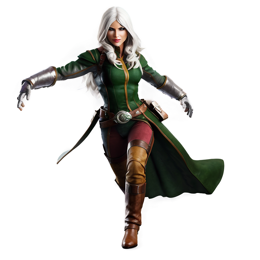 Rogue In Battle Pose Png 73 PNG