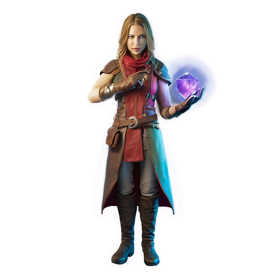 Rogue With Magical Artifact Png 06242024 PNG