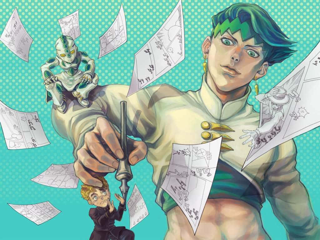 Rohan Kishibe, the Curious and Talented Manga Artist Wallpaper