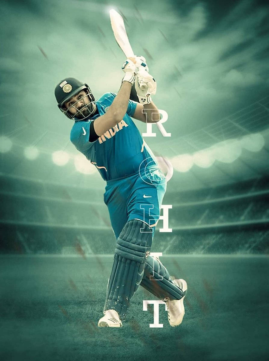Rohit Sharma Indien Cricket Match Wallpaper Wallpaper