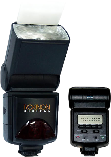 Rokinon Digital Camera Flash Unit PNG