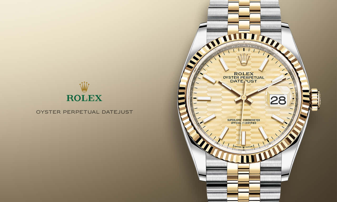 Rolex Oyster Perpetual Datejust Watch Wallpaper