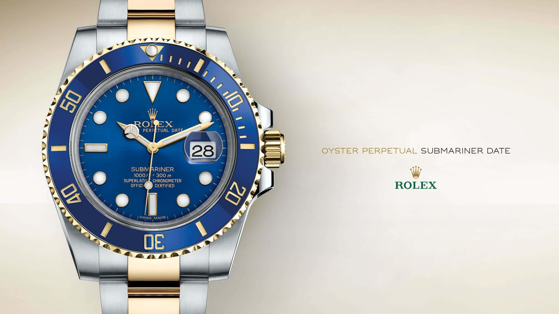 Rolex Oyster Perpetual Submariner Date Watch Wallpaper