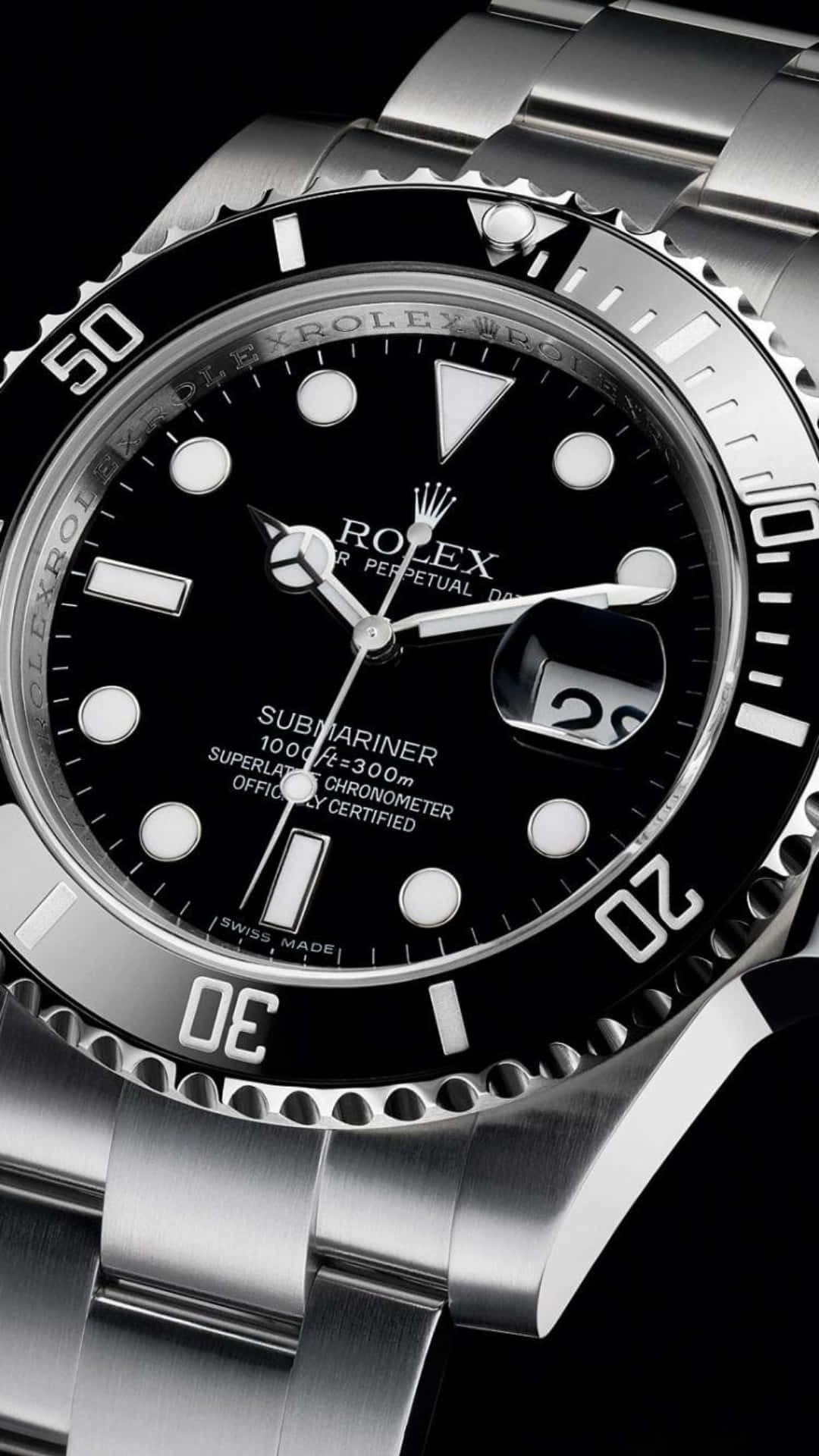 Rolex Submariner Perpetual Wristwatch Wallpaper