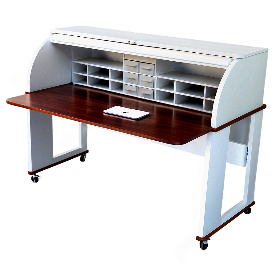 Roll Top Office Desk Png Bot PNG