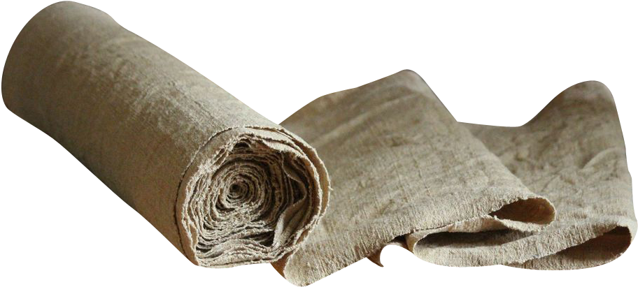 Rolled Linen Fabric Texture PNG