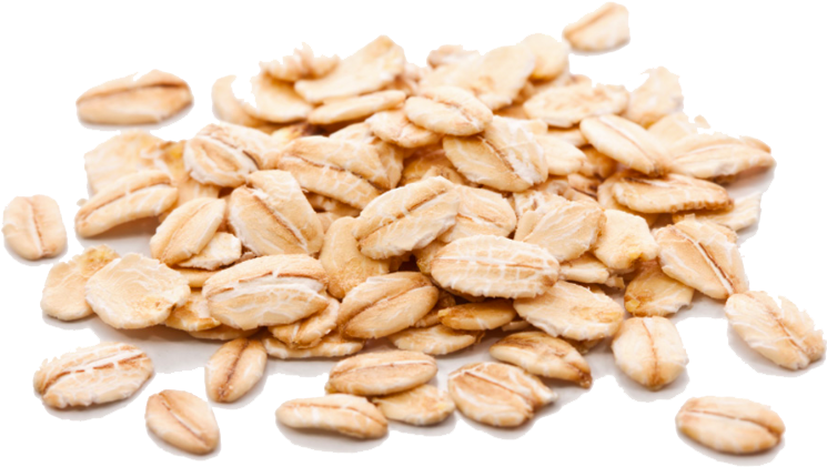 Rolled Oats Heap Transparent Background PNG