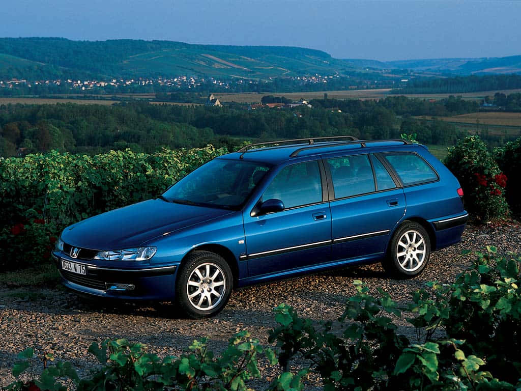 Rolled Out Elegance - The Timeless Peugeot 406 Wallpaper