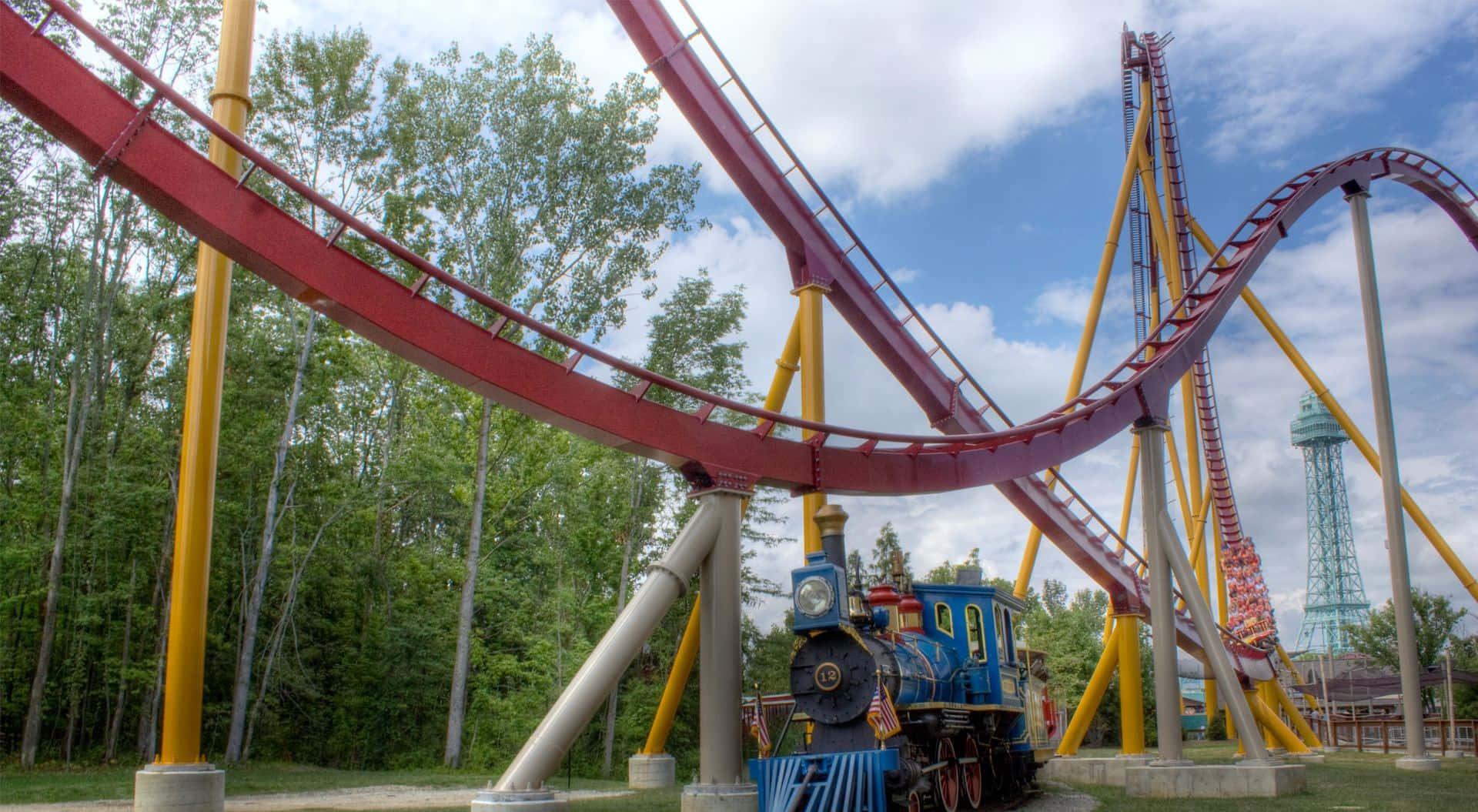 Take a Thrilling Ride on a Roller Coaster