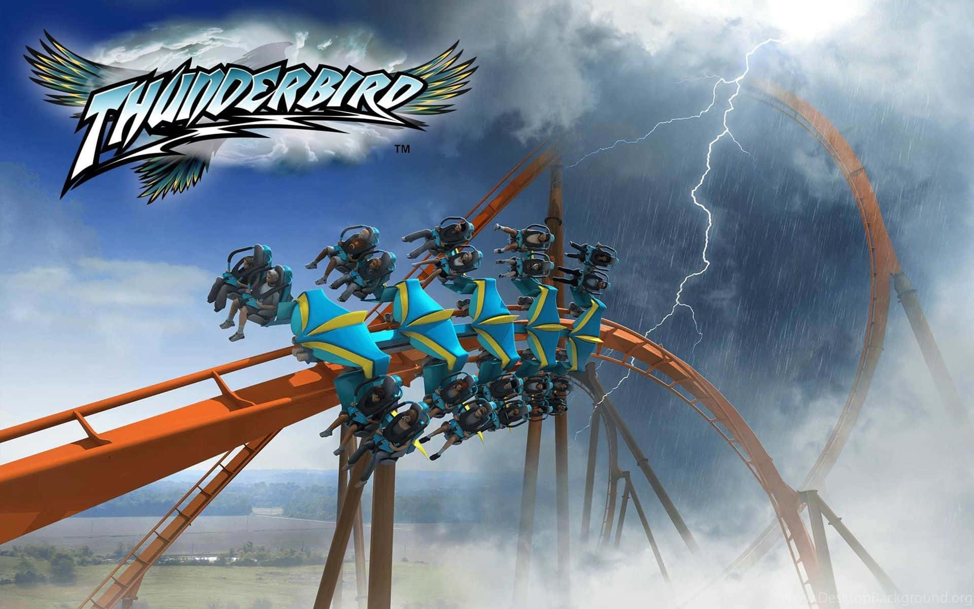 Experience the thrill of the ride on a thrilling roller coaster