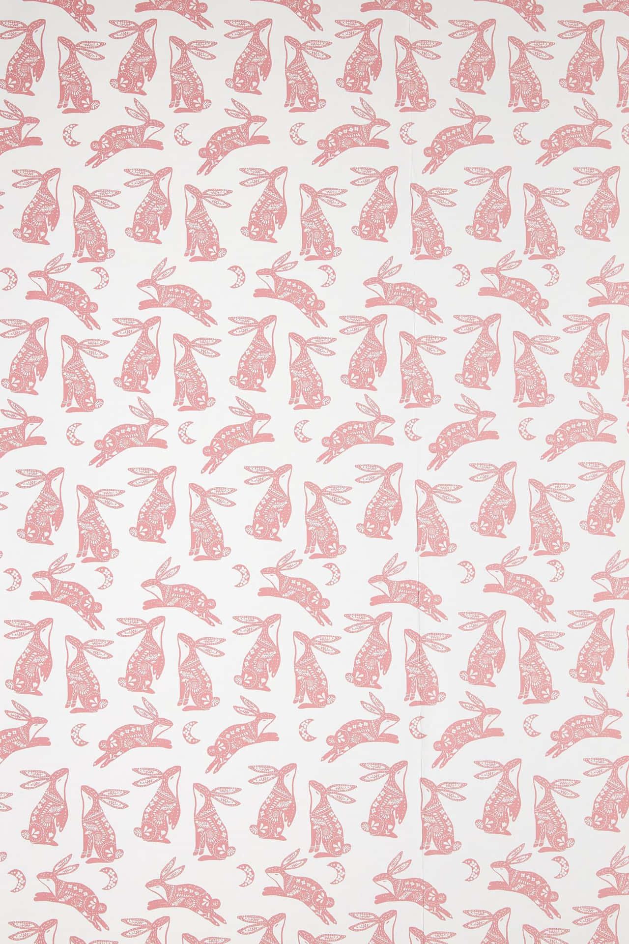 Roller Rabbit Bunnies Pattern Wallpaper