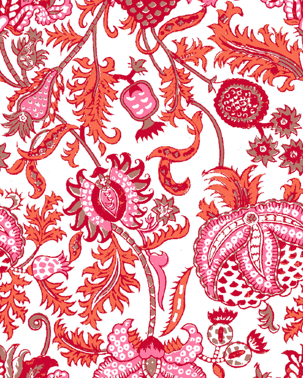 Roller Rabbit Inspired Pattern Wallpaper