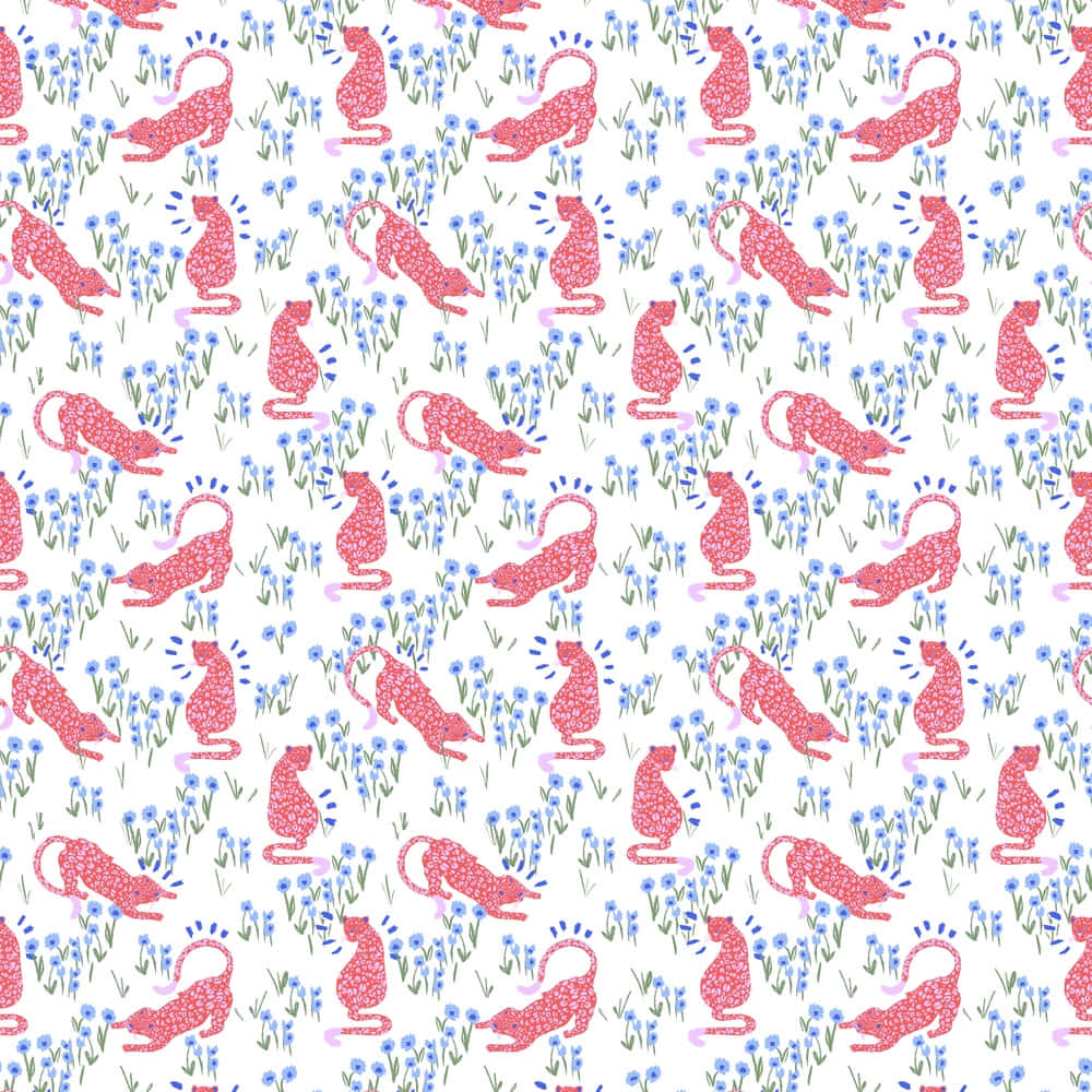 Roller Rabbit Inspired Pattern Wallpaper