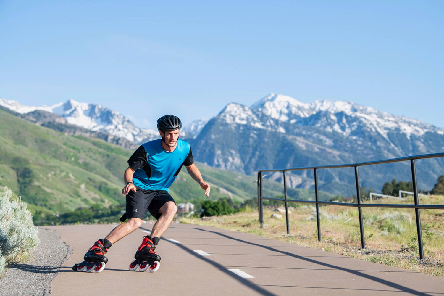 Rollerblading Beautiful Background View Wallpaper