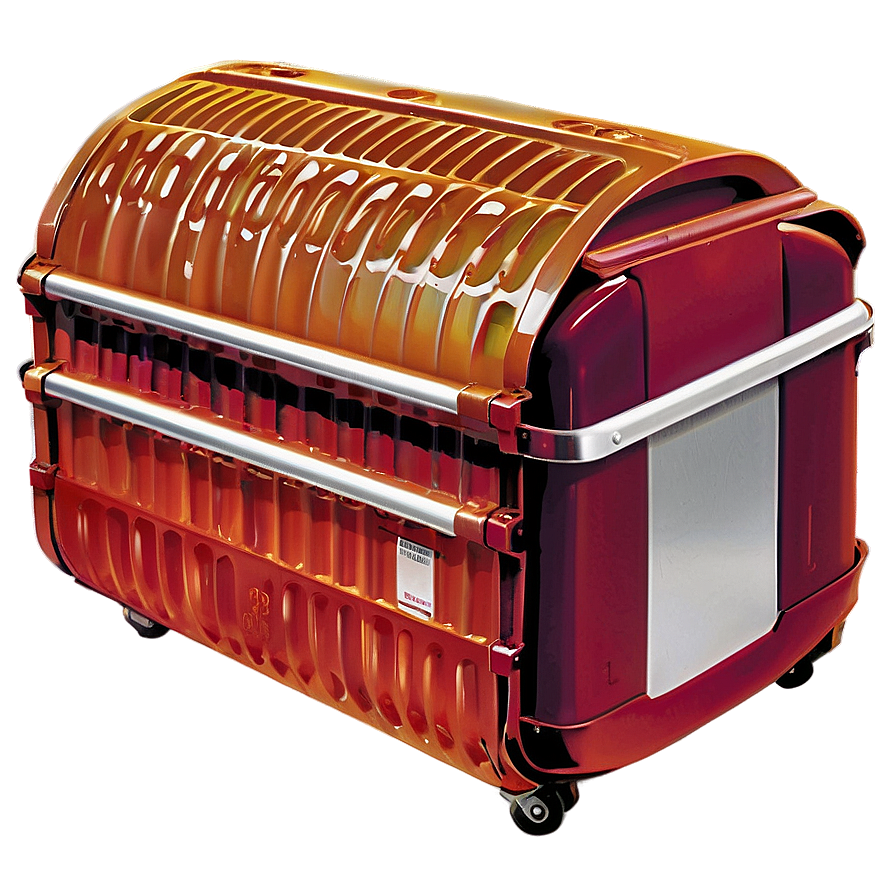 Rolling Bin Orange Png 97 PNG