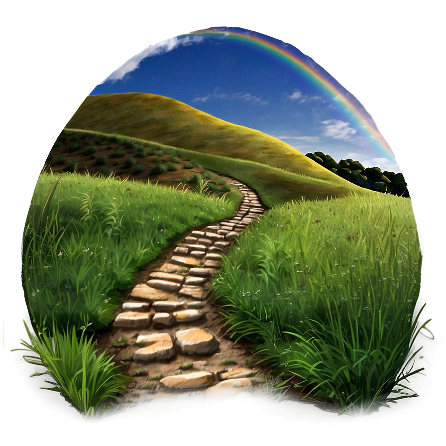 Rolling Hills Path Png Krb67 PNG