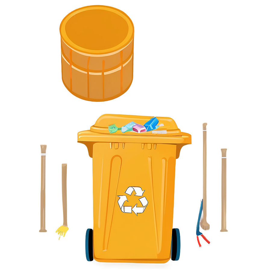 Download Rolling Trash Bin Outline Png Sdl62 | Wallpapers.com