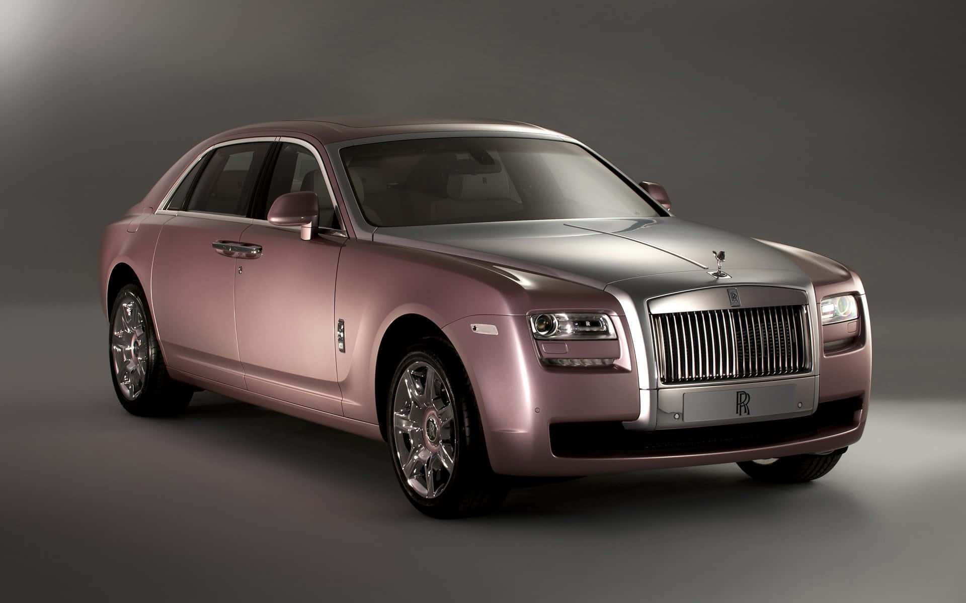 Luxurious Rolls Royce on urban streets