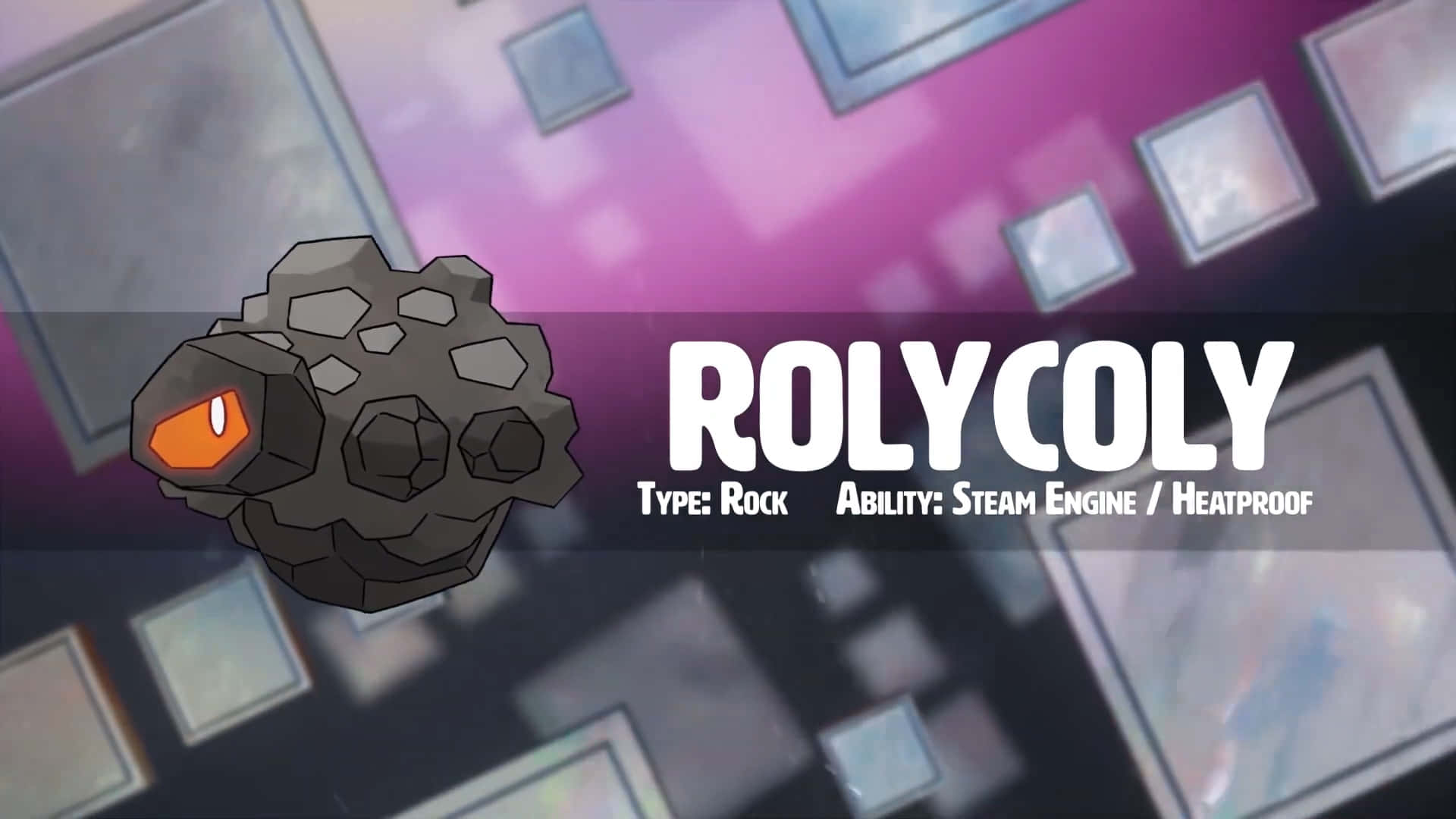 Rolycoly A Rock Type Pokémon Wallpaper