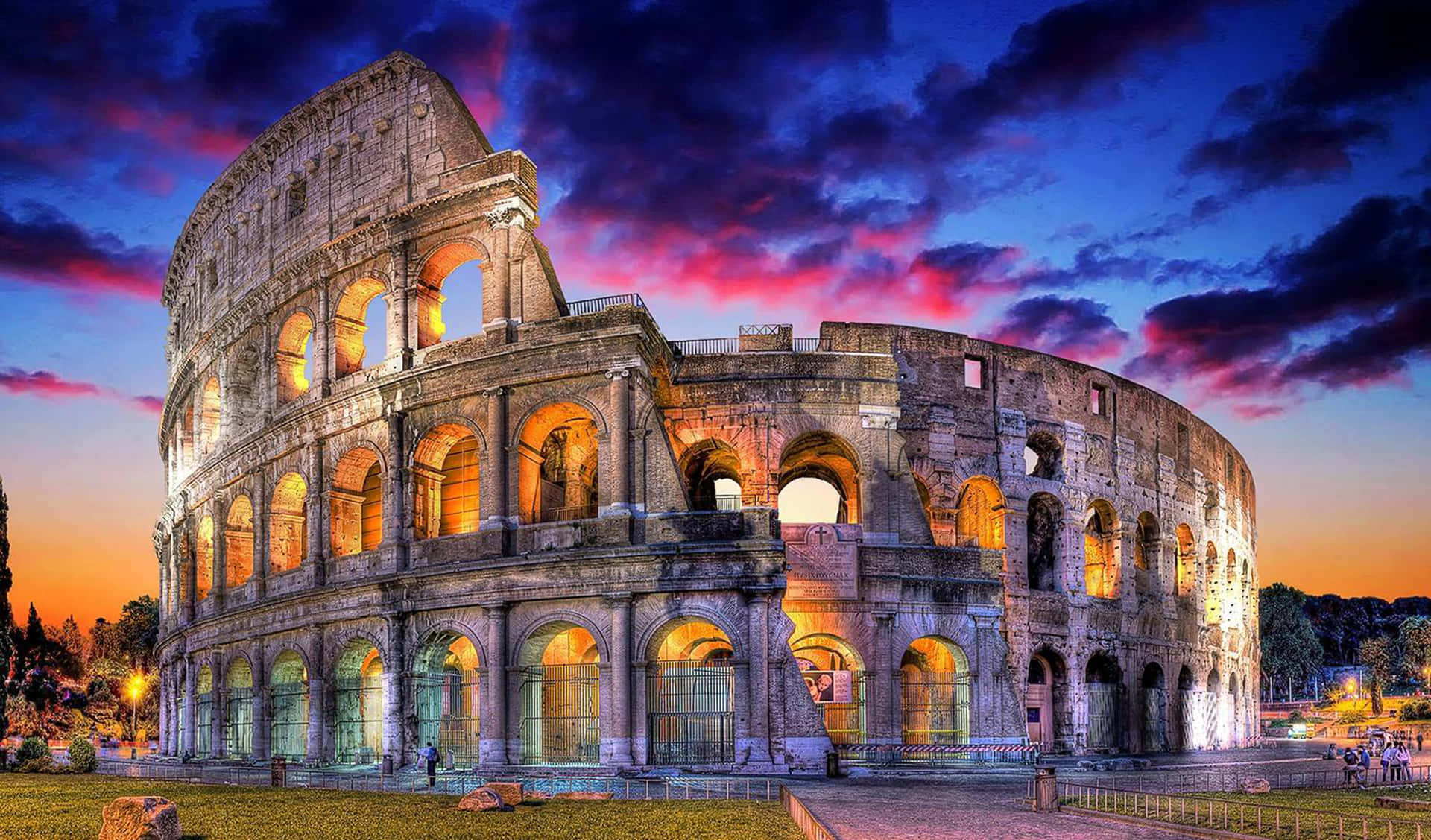 Admire the art and architecture of Ancient Rome