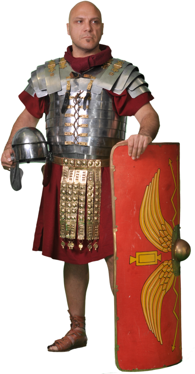 Roman Centurionin Full Armor PNG