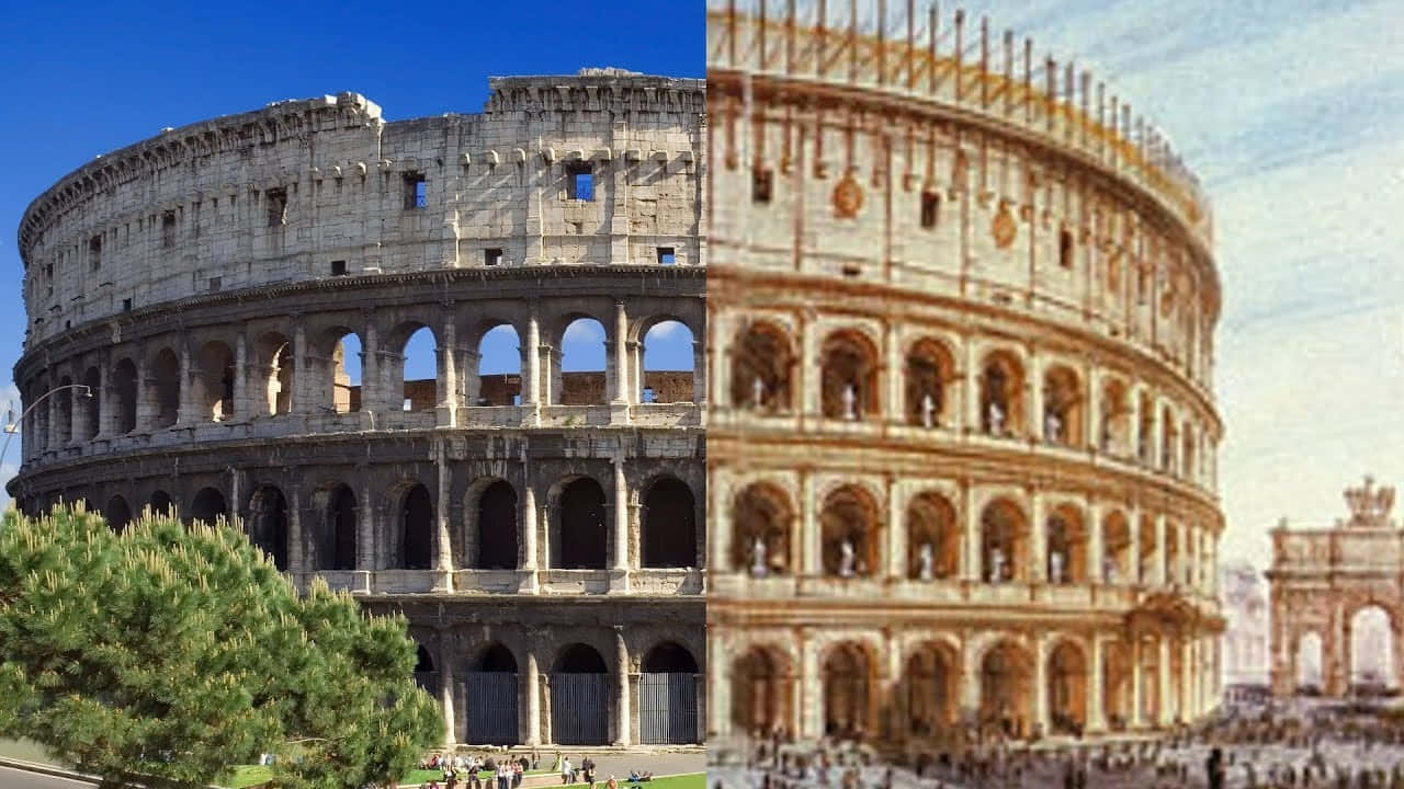 Antikensromerska Colosseum