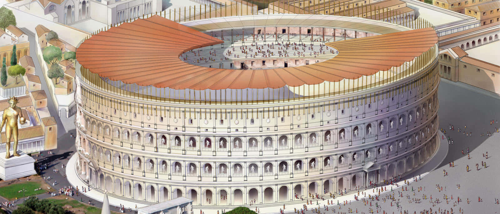 The Spectacular Roman Colosseum