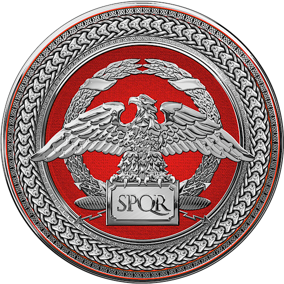 Roman S P Q R Eagle Emblem PNG