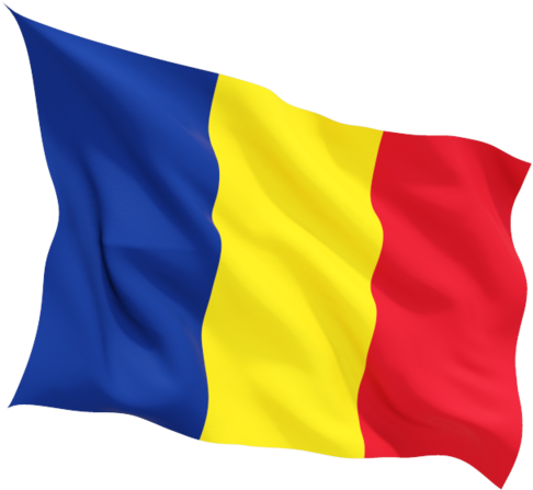 Romanian Flag Waving PNG