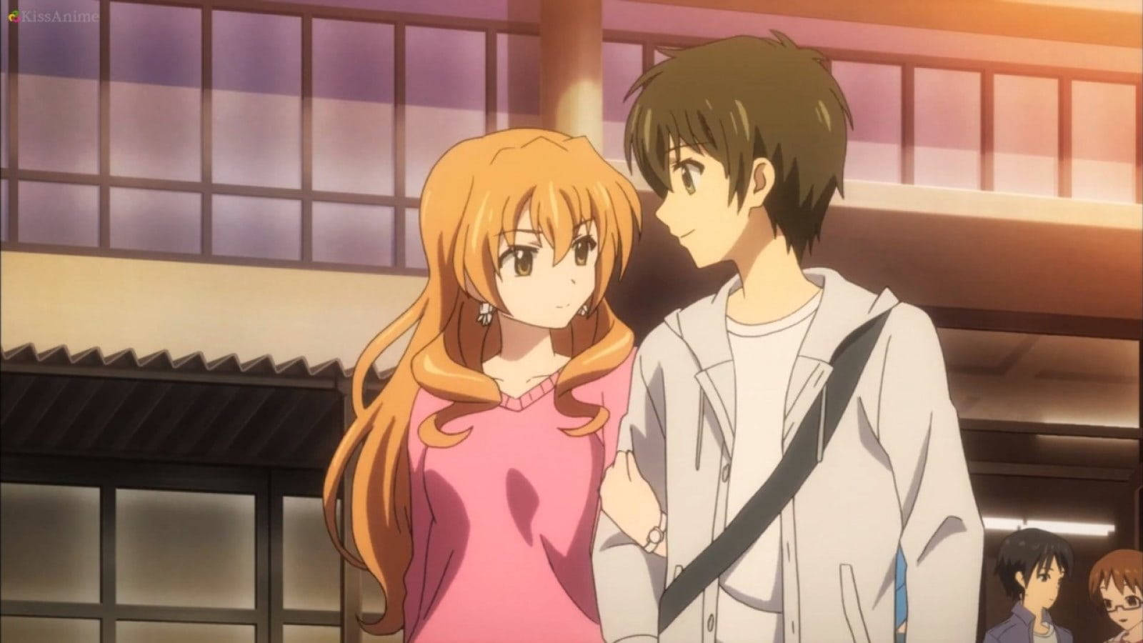 Download Romantic Anime Couples Golden Time Date Wallpaper 