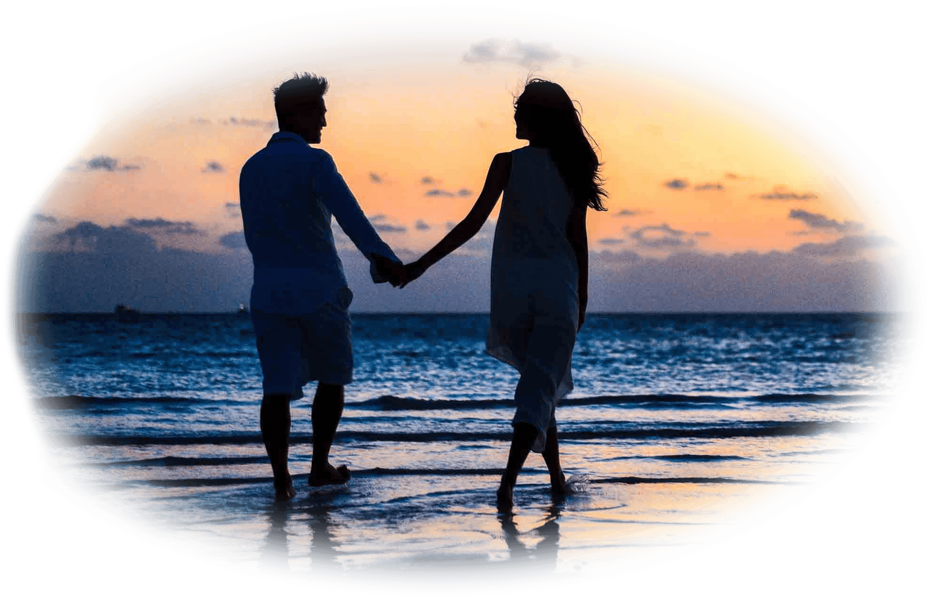 Download Romantic Beach Sunset Couple